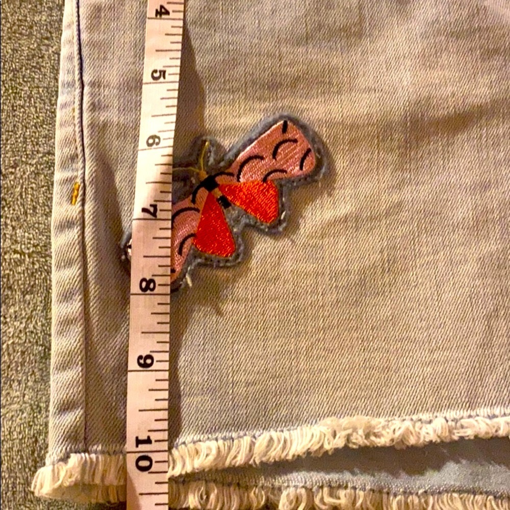 Cat & Jack Demin short whit patches Size10/12 - Picture 8 of 8